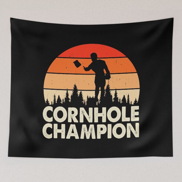 Item preview, Cornhole Champion - Baggo Bean Bag Toss Game-  Cornhole Player Team Vintage designed and sold by naworas.