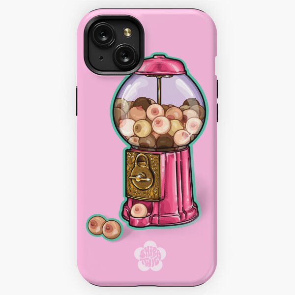 Boobies gumball machine (shiratwig) iPhone Tough Case