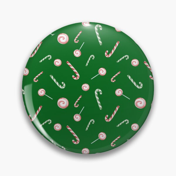 Item preview, Candy Canes and Bon Bons on Green Pattern designed and sold by Pixels2Patterns.