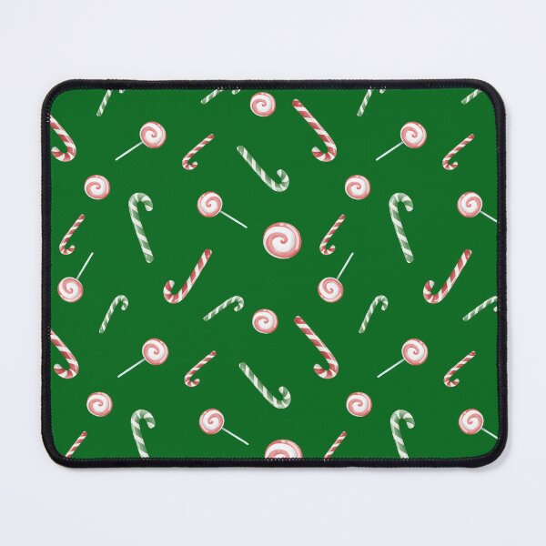 Item preview, Candy Canes and Bon Bons on Green Pattern designed and sold by Pixels2Patterns.