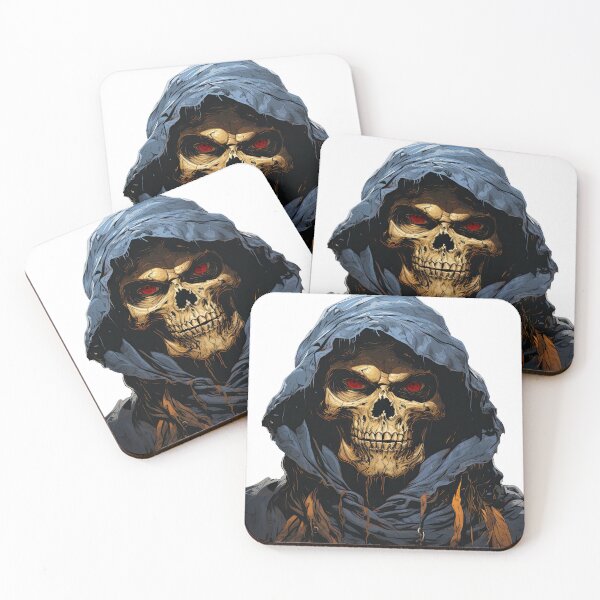 Item preview, Skull in hoodie designed and sold by CreoTshirts.