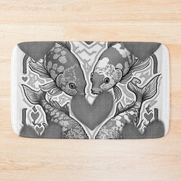 Item preview, koi fishes swimming in the hearths designed and sold by dorfonb.