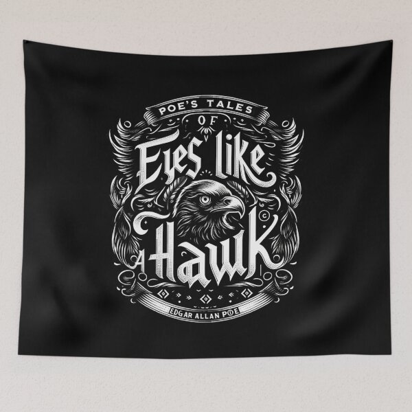 Item preview, Poe's Tales of Eyes Like Hawk designed and sold by BeautBoldBasic.
