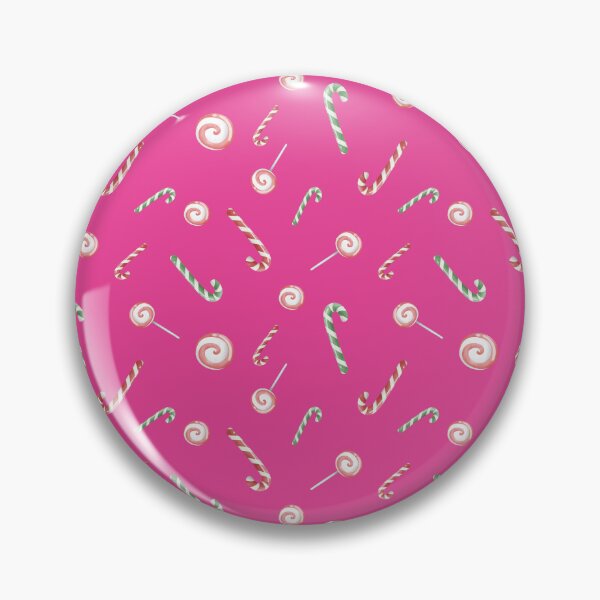 Item preview, Candy Canes and Bon Bons on Pink Pattern designed and sold by Pixels2Patterns.