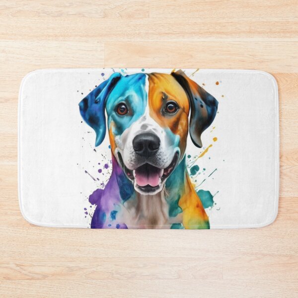 Item preview, Splash painted dog designed and sold by VoodoovilleArt.