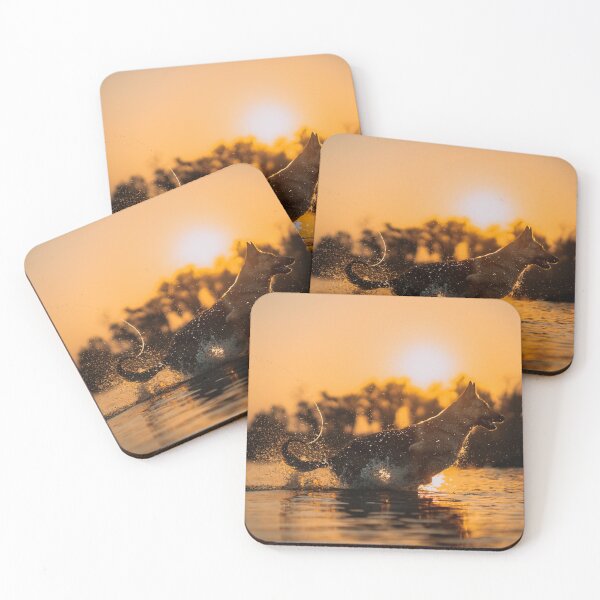 Item preview, German Shepherd Photography golden Hour designed and sold by overdosed-art.