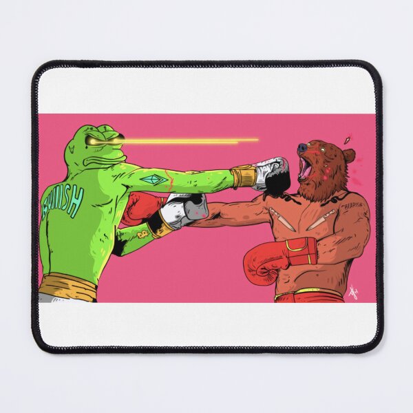 Item preview, $PEPE vs BEAR designed and sold by y-knot.