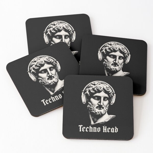 Item preview, Techno Head - Greek Statue Listening To Music designed and sold by Urban-Alien.