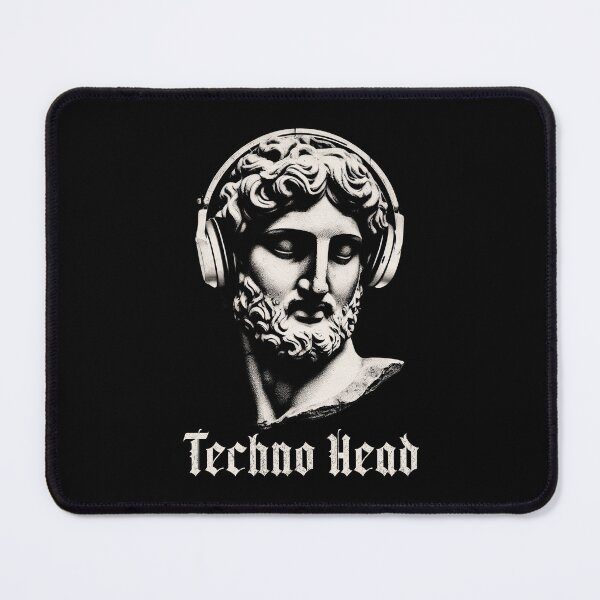 Item preview, Techno Head - Greek Statue Listening To Music designed and sold by Urban-Alien.