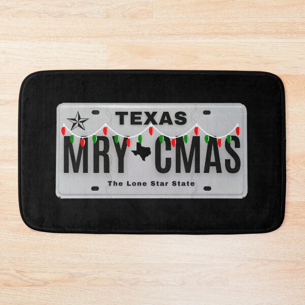 Item preview, Merry Christmas Texas vanity plate L designed and sold by GFamilyC.