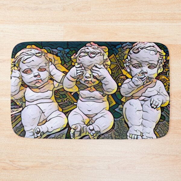 Item preview, See No Evil Trio of Cherubs designed and sold by DonneeCreations.