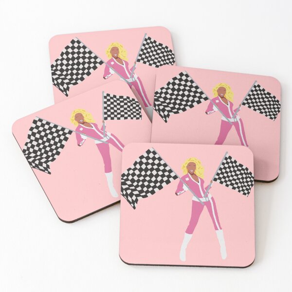 Item preview, RuPaul’s Drag Race Fan Art Graphic with Racing Flags designed and sold by Kirkaholic123.