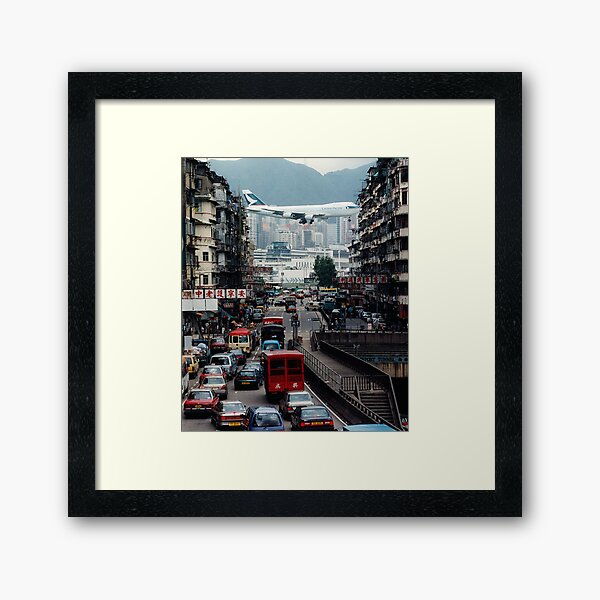 Item preview, Landing of Boeing 747 at Kai Tak Airport Hong Kong designed and sold by surecanmakeit.