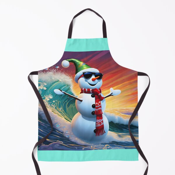 Item preview, Snowman Surfer #6 On Vacation - Shaka Snowman Style designed and sold by Artekinium.