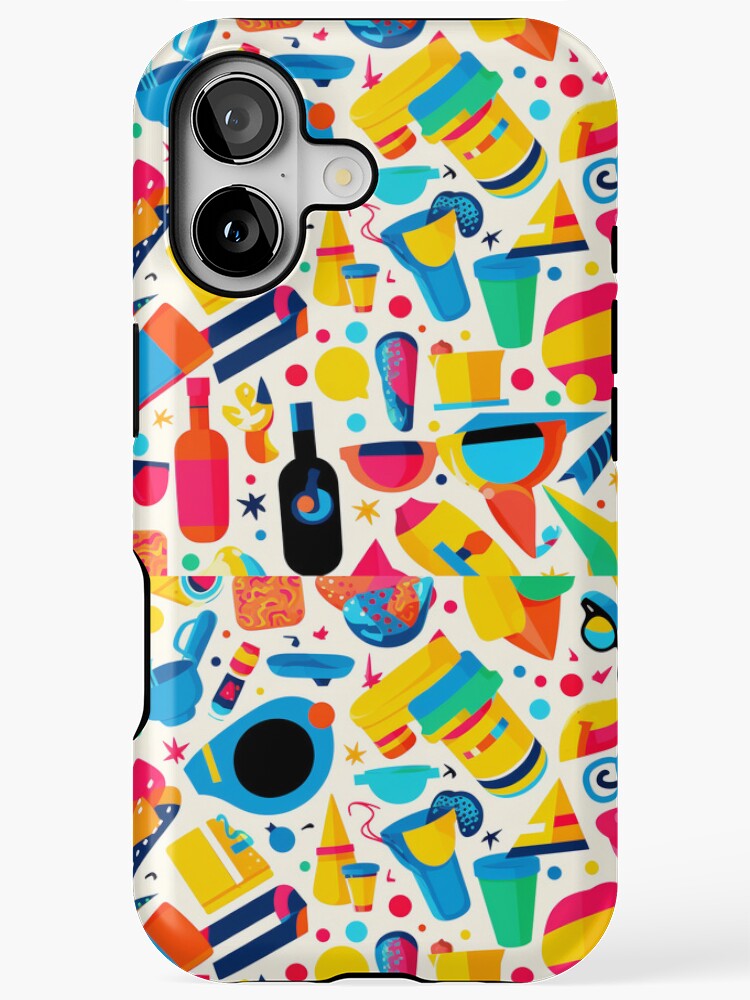 Thumbnail 1 of 4, iPhone Case, Summer Pattern designed and sold by BeerBot.