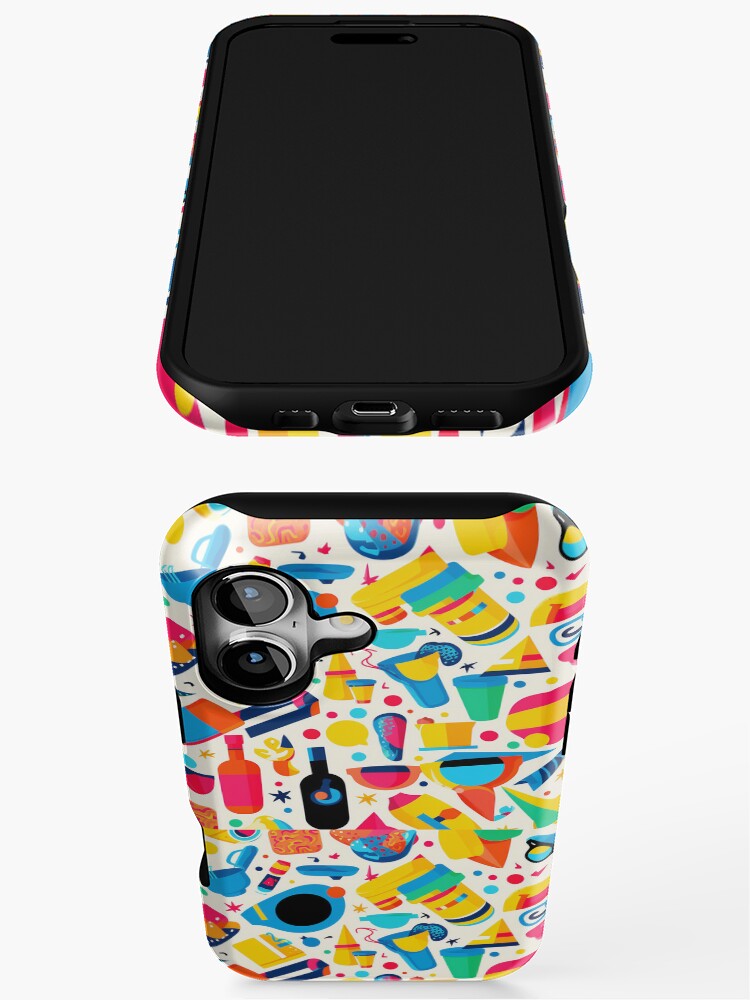Thumbnail 3 of 4, iPhone Case, Summer Pattern designed and sold by BeerBot.