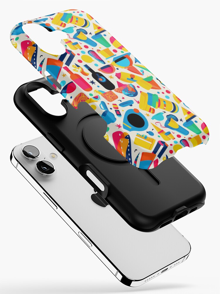 Thumbnail 2 of 4, iPhone Case, Summer Pattern designed and sold by BeerBot.