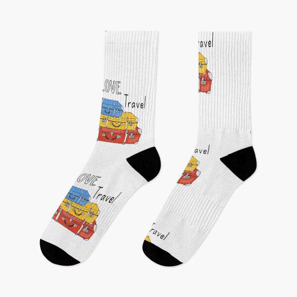 Item preview, Colorful Baggage: I Love Travel  designed and sold by Anastasiia Yurevych.