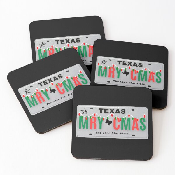 Item preview, Merry Christmas Texas vanity plate MCL designed and sold by GFamilyC.