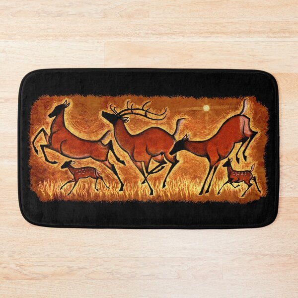 Item preview, Deer of the Golden Sun designed and sold by PaleoPanthera.
