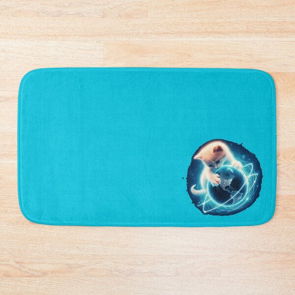 Item preview, Cat with Earth  designed and sold by MiroArtAbstra.