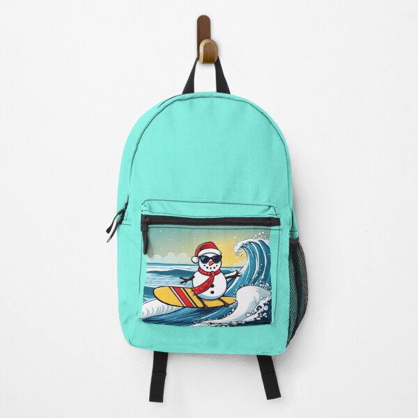Item preview, Snowman Surfer #9 On Vacation -   Surf Santa's Pal  designed and sold by Artekinium.