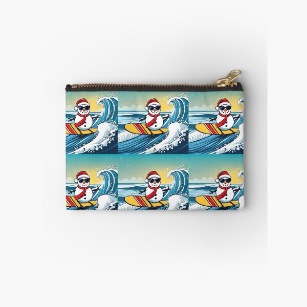 Item preview, Snowman Surfer #9 On Vacation -   Surf Santa's Pal  designed and sold by Artekinium.