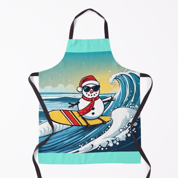 Item preview, Snowman Surfer #9 On Vacation - Surf Santa's Pal designed and sold by Artekinium.