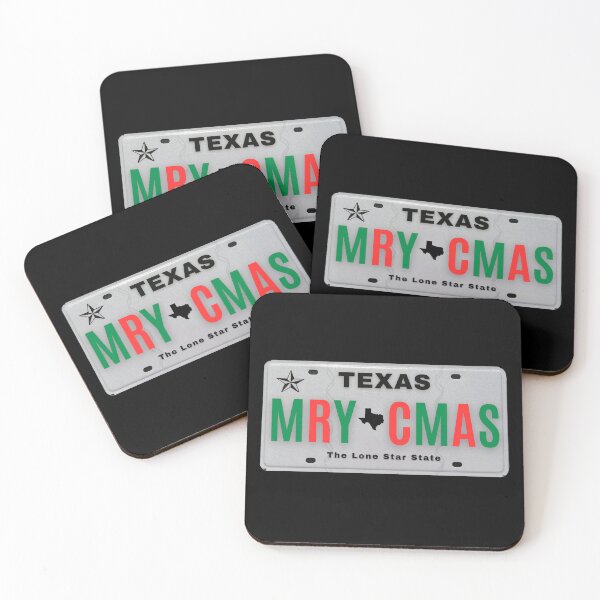 Item preview, Merry Christmas Texas vanity plate MC designed and sold by GFamilyC.