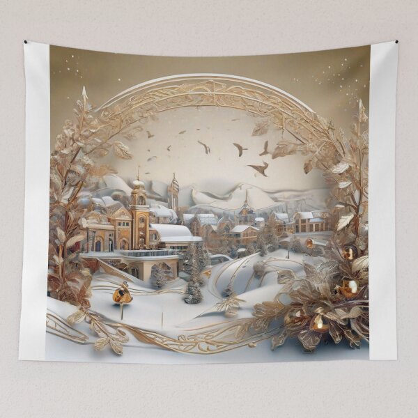 Item preview, Winter Christmas Scene designed and sold by likbatonboot.