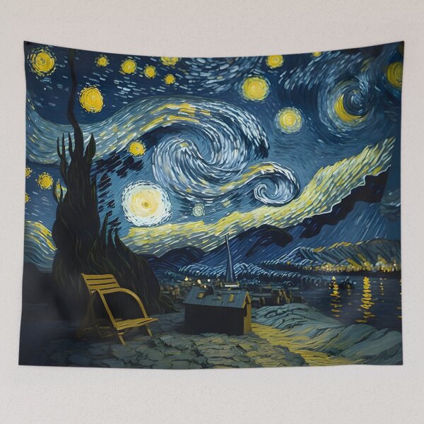Item preview, Van Gogh - Starry Night, design - 3 designed and sold by vsartmaking.