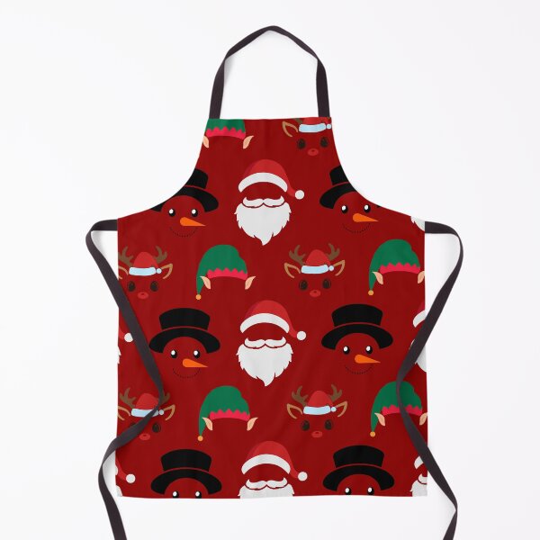 Item preview, Christmas Characters on Red Pattern designed and sold by Pixels2Patterns.
