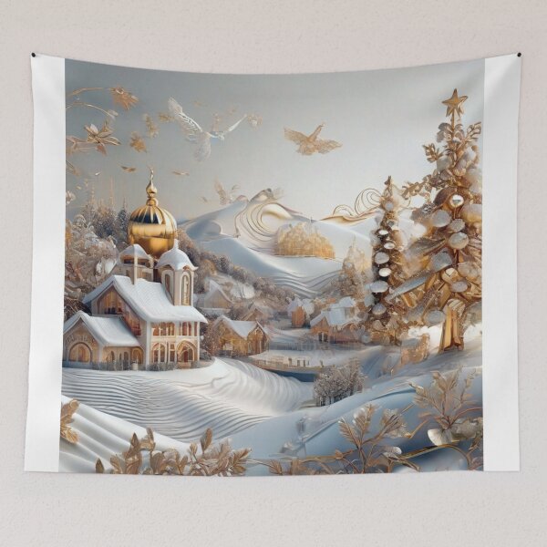 Item preview, Winter Christmas Scene designed and sold by likbatonboot.
