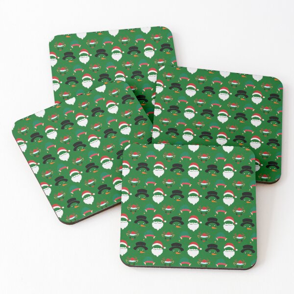 Item preview, Christmas Characters on Green Pattern designed and sold by Pixels2Patterns.