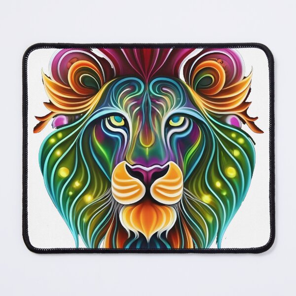 Item preview, lion in neon designed and sold by Mikano2.