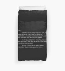 Letter to Sammi Duvet Cover