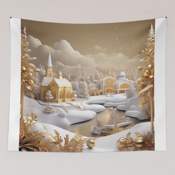 Item preview, Winter Christmas Scene designed and sold by likbatonboot.