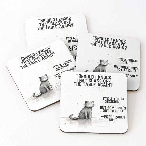 Item preview, Cat Contemplations - funny insights about life as cat designed and sold by artlife709.