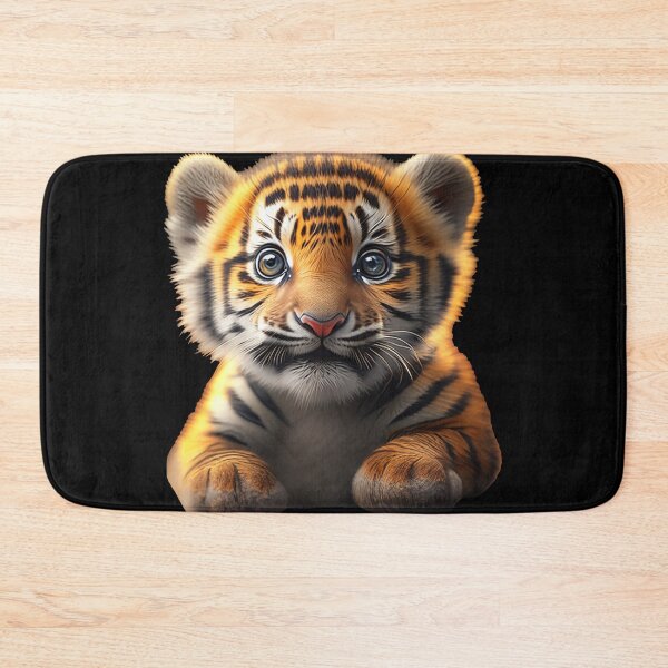 Item preview, Adorable Tiger Cub Delight: Small, Cute, Big Bright Eyes, Playful designed and sold by GranitTR.