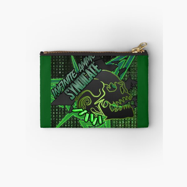 Item preview, The Infinite Ammo Syndicate - Living Skull Logo (The Matrix Green Tribute) designed and sold by InfiniteAmmoNA.