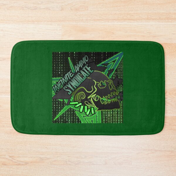 Item preview, The Infinite Ammo Syndicate - Living Skull Logo (The Matrix Green Tribute) designed and sold by InfiniteAmmoNA.