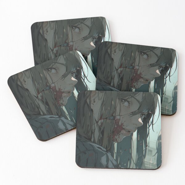 Item preview, Fractured Reflection Anime Girl  designed and sold by Lucidorium.