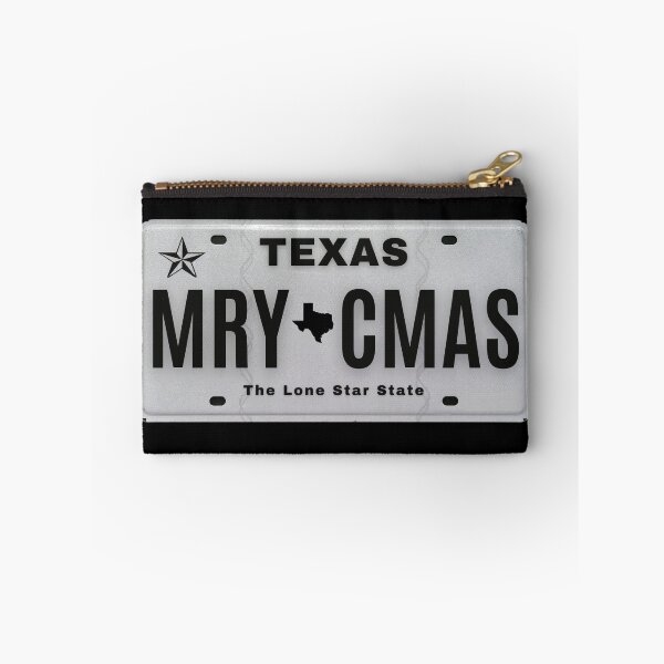 Item preview, Merry Christmas Texas vanity plate designed and sold by GFamilyC.