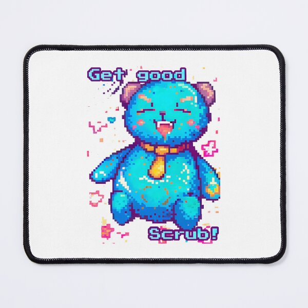 Item preview, GET GOOD SCRUB! Mischievous Pixel Bear designed and sold by SirZeus.