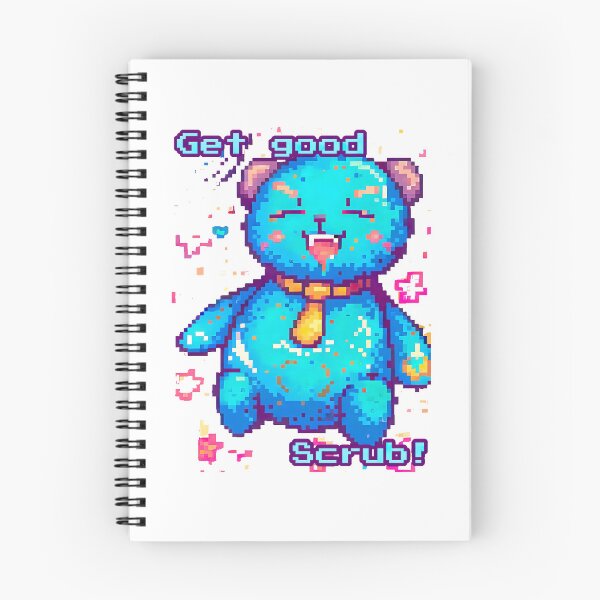 Item preview, GET GOOD SCRUB! Mischievous Pixel Bear designed and sold by SirZeus.