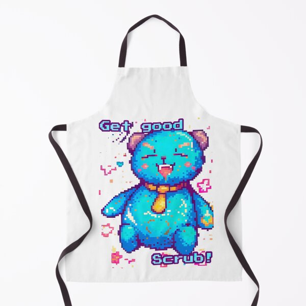 Item preview, GET GOOD SCRUB! Mischievous Pixel Bear designed and sold by SirZeus.