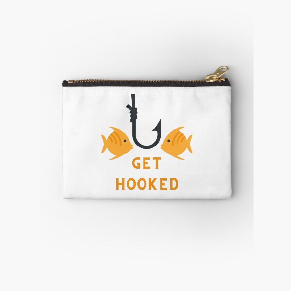 Item preview, Get hooked, fish, fishing designed and sold by InkGlow.