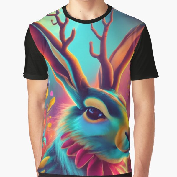 Item preview, Eric the suave jackalope by the light of the moon designed and sold by VoodoovilleArt.