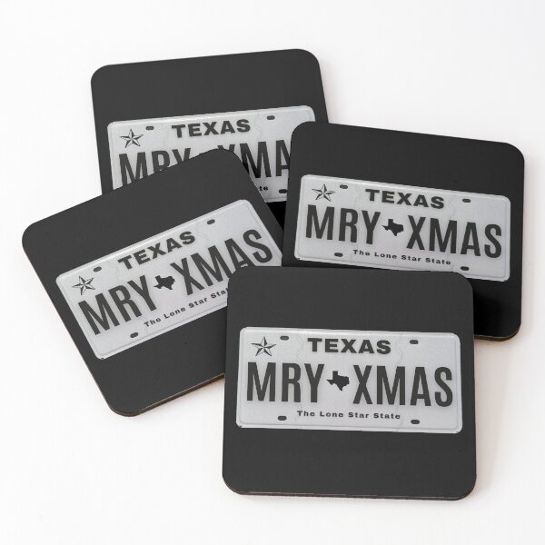 Item preview, Merry Xmas Texas vanity plate designed and sold by GFamilyC.