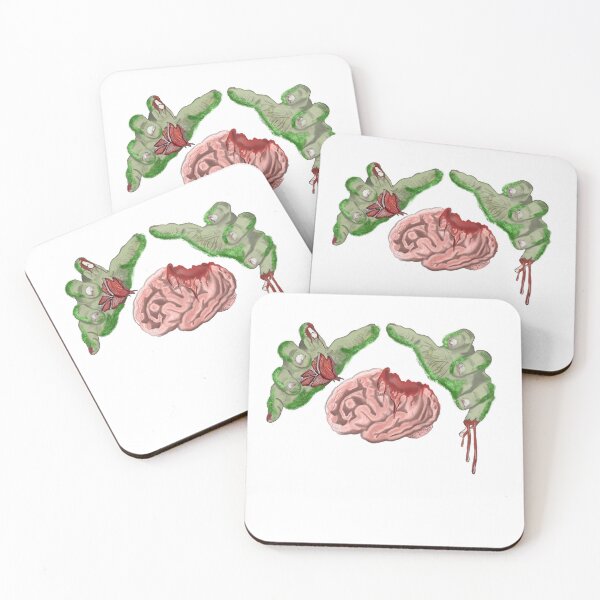 Item preview, Zombie reaching for brains designed and sold by Angryknot.